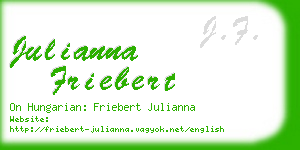 julianna friebert business card